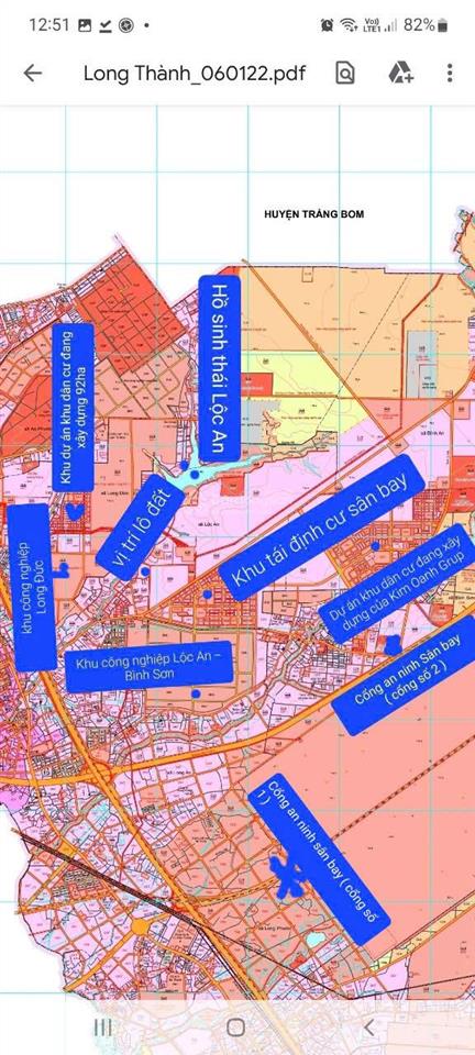 Hot!!! bán 1.000m2 đất gần khu tái định cư lộc an, xã bình an, tp. đồng nai giá chỉ 10,5 tỷ