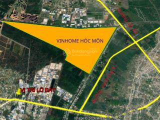 Hot! cách vinhomes hóc môn và vành đai 3 chỉ 2km, hơn 1ha mà giá chỉ có 5tr/m2