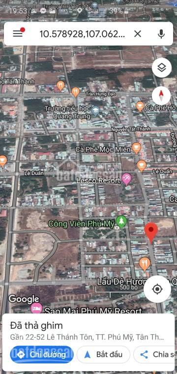 Bán đất mặt tiền đường lê thánh tông chỗ đông dân nhất giá 4,9 tỷ.  0908 983 ***