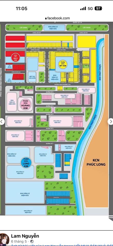 Bán lô đất trong kdc phúc giang 113m2 giá 1ty250 (thương lượng) cần đước, long an.  0931 112 ***