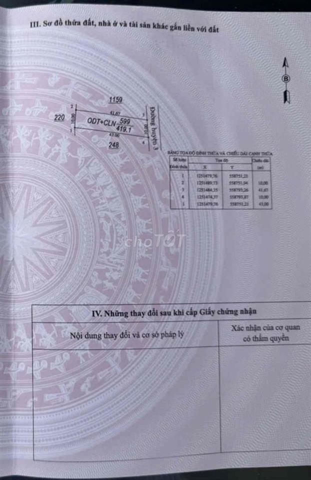 CẦN BÁN ĐẤT MẶT TIỀN ĐƯỜNG D7 – THỊ TRẤN CHÂU THÀNH, TÂY NINH
