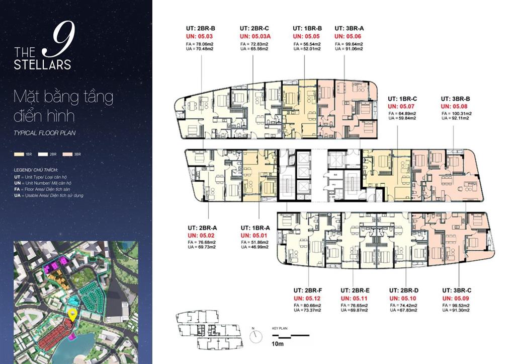 Căn hộ 3pn the 9 stellars  cơ hội vàng tại dự án tod đầu tiên việt nam