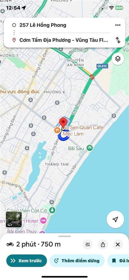 Bán đất xây khách sạn đường lê hồng phong, p8, tp vũng tàu. ngay vòng xoay đài liệt sỹ