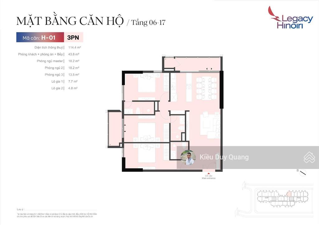 Bán căn 15a01. căn góc 114.4m2, 3pn, 3vs. hướng mát, view đẹp giá chỉ 5 tỷ 943 tr  0962 783 ***