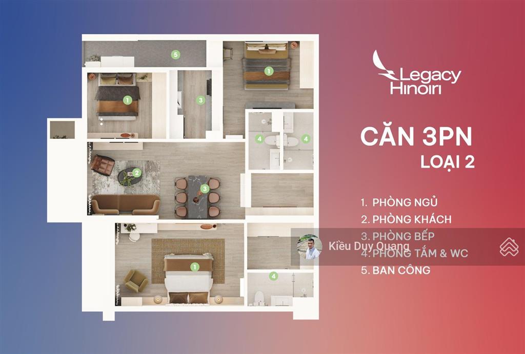 Bán căn 15a01. căn góc 114.4m2, 3pn, 3vs. hướng mát, view đẹp giá chỉ 5 tỷ 943 tr  0962 783 ***