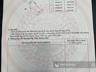 Bán gấp trước tết 111m2 tại đồng trúc, thạch thất giá chỉ 30tr/m2  0962 783 ***