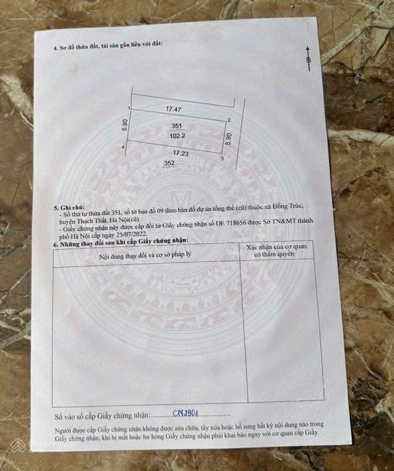 Bán gấp cắt lỗ 500tr, lô góc 102m² full thổ cư tại đồng trúc giá chỉ 2,9 tỷ.  0962 783 ***