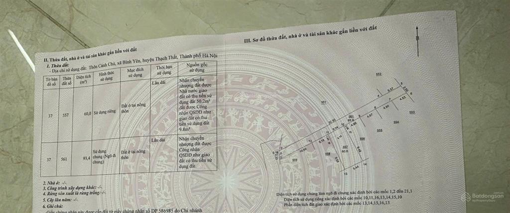 Hàng cắt lỗ sâu chỉ 1,8 tỷ / lô đất 60m2 trung tâm công nghệ cao hòa lạc