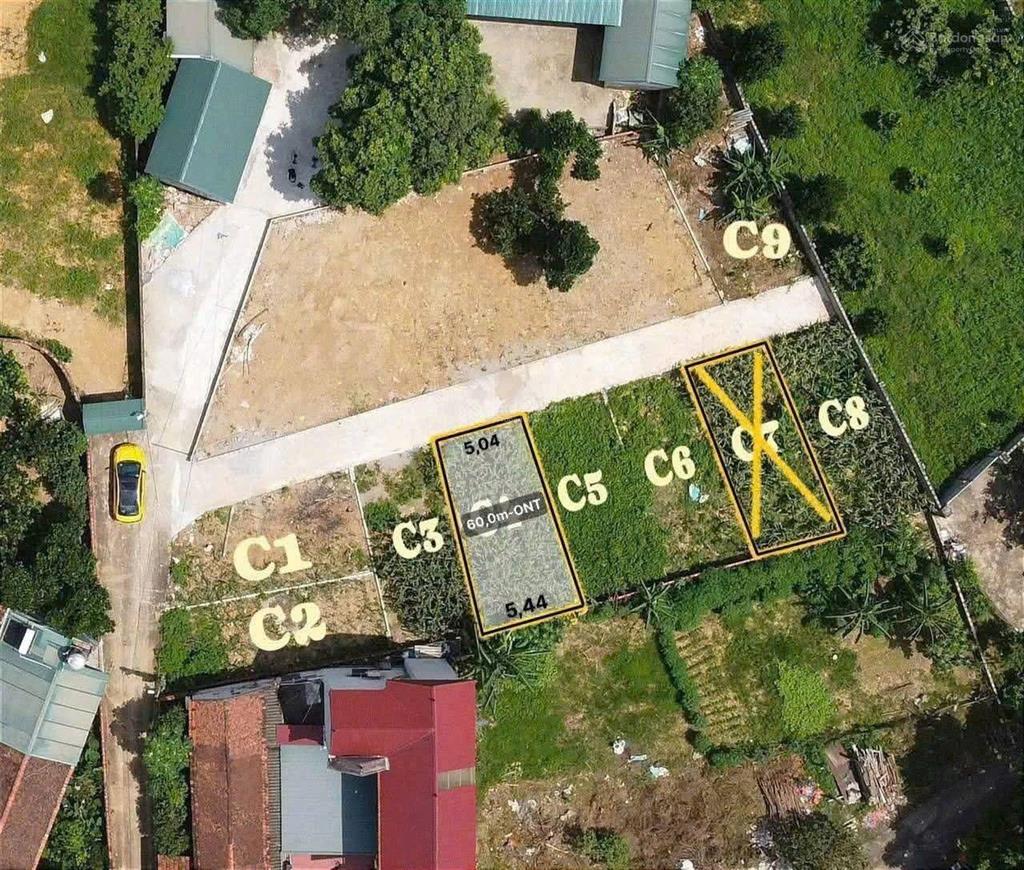 Bán gấp cắt lỗ 500tr. chỉ còn 1,4 tỷ lô 60m2 tại thôn cánh chủ, bình yên, trung tâm hòa lạc