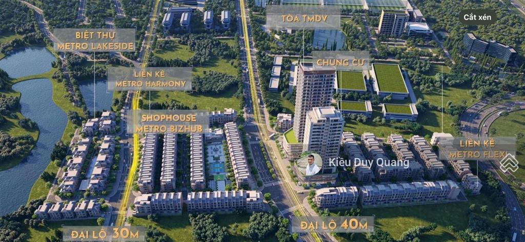 Biệt thự đơn lập 375.95m2, căn góc 3 mặt thoáng dự án hòa lạc metro city, chiết khấu 14%