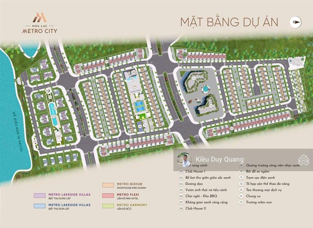 Biệt thự đơn lập 375.95m2, căn góc 3 mặt thoáng dự án hòa lạc metro city, chiết khấu 14%