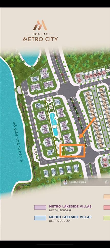 Biệt thự đơn lập 375.95m2, căn góc 3 mặt thoáng dự án hòa lạc metro city, chiết khấu 14%