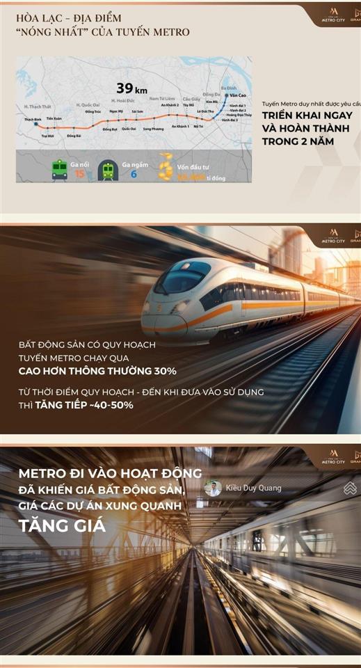Biệt thự đơn lập 375.95m2, căn góc 3 mặt thoáng dự án hòa lạc metro city, chiết khấu 14%