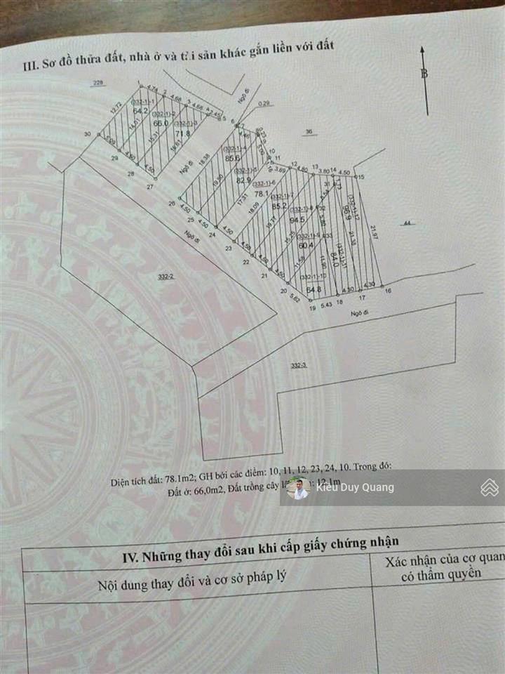 Cần tiền cắt lỗ sâu lô 78m2 tại hòa lạc, giá chỉ còn 2,2 tỷ. gần công nghệ cao