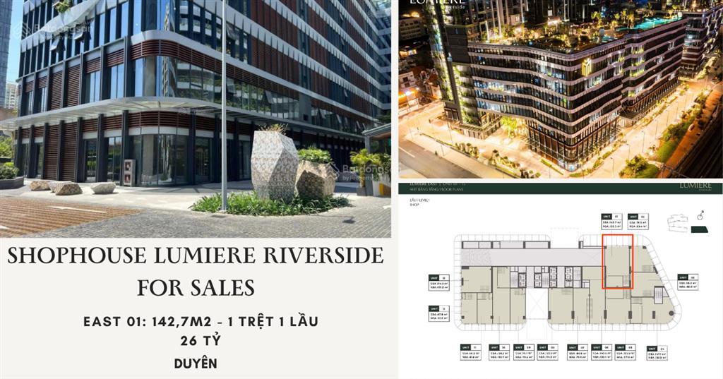 Giỏ hàng bán shophouse lumiere riverside masterise | an phú  thảo điền | giá từ 26 tỷ