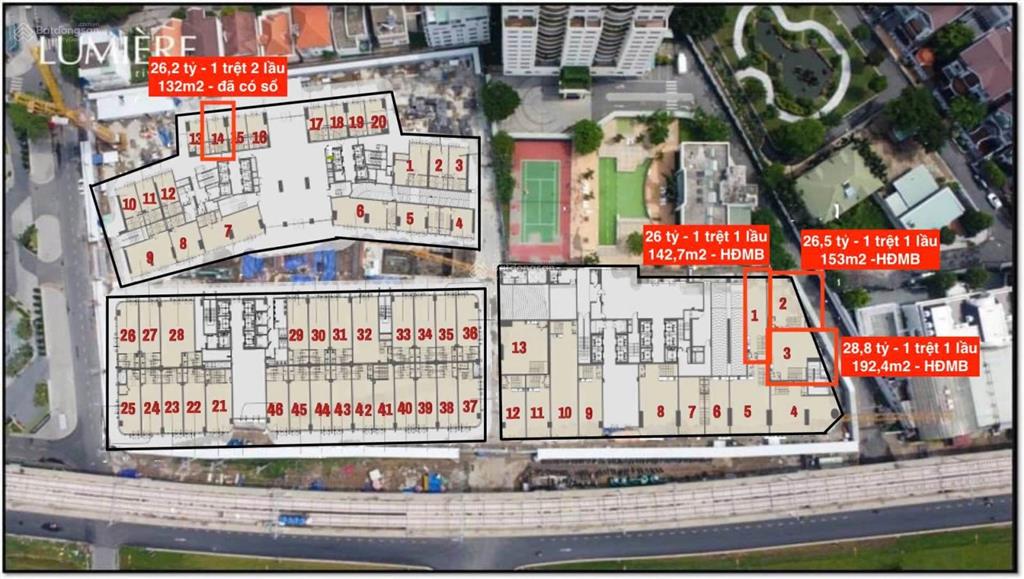 Giỏ hàng bán shophouse lumiere riverside masterise | an phú  thảo điền | giá từ 26 tỷ