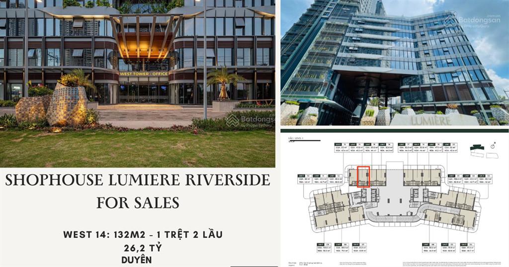 Giỏ hàng bán shophouse lumiere riverside masterise | an phú  thảo điền | giá từ 26 tỷ