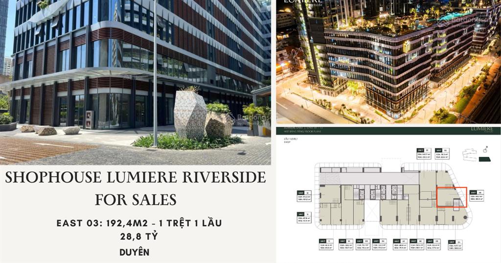 Giỏ hàng bán shophouse lumiere riverside masterise | an phú  thảo điền | giá từ 26 tỷ
