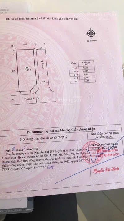 Bán đất tại hiệp thạnh, 6 tỷ, 387 m2, pháp lý đầy đủ, giá tốt, uy tín