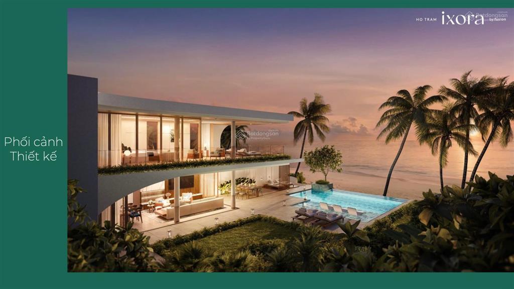 Căn biệt thự biển beachfront đáng mua nhất ixora 2 hồ tràm chỉ 62 tỷ