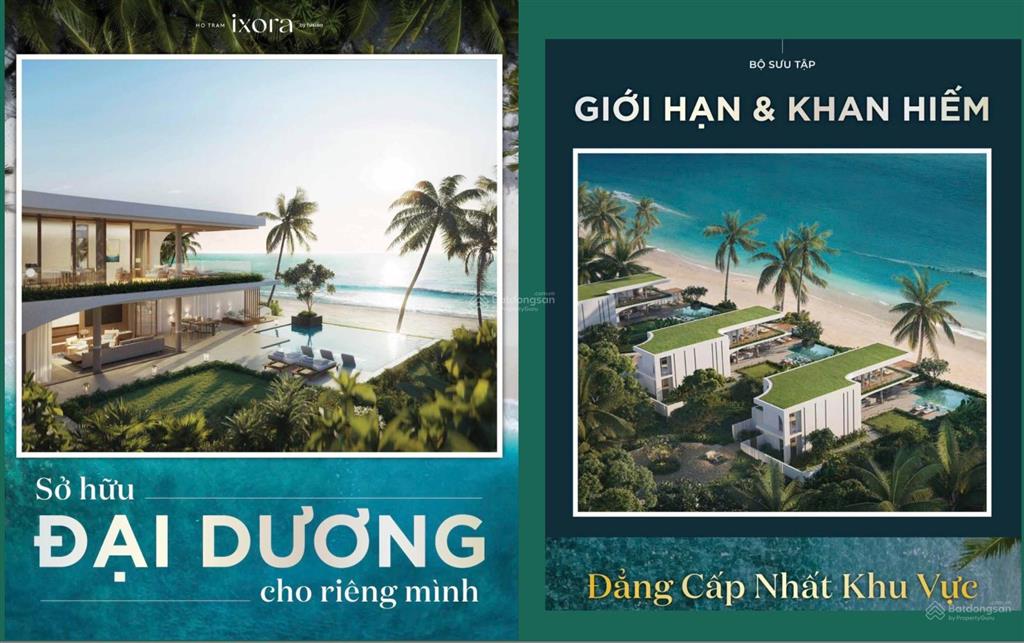 Căn biệt thự biển beachfront đáng mua nhất ixora 2 hồ tràm chỉ 62 tỷ