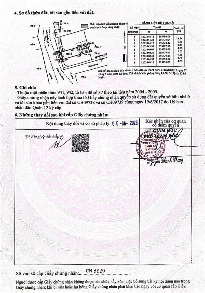 Lô đất mt trần thị hè giáp nguyễn ảnh thủ diện tích xây dựng full