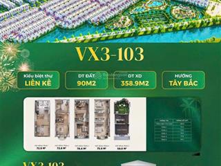 Biệt thự 228m2 + cam kết về ở sớm trong 5 tháng. giá chỉ còn 30.5 tỷ
