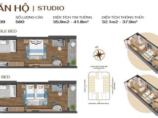 Q'terra quy nhơn studio 32m từ 1,79 tỷ | booking giai đoạn đầu | view biển & mặt quảng trường