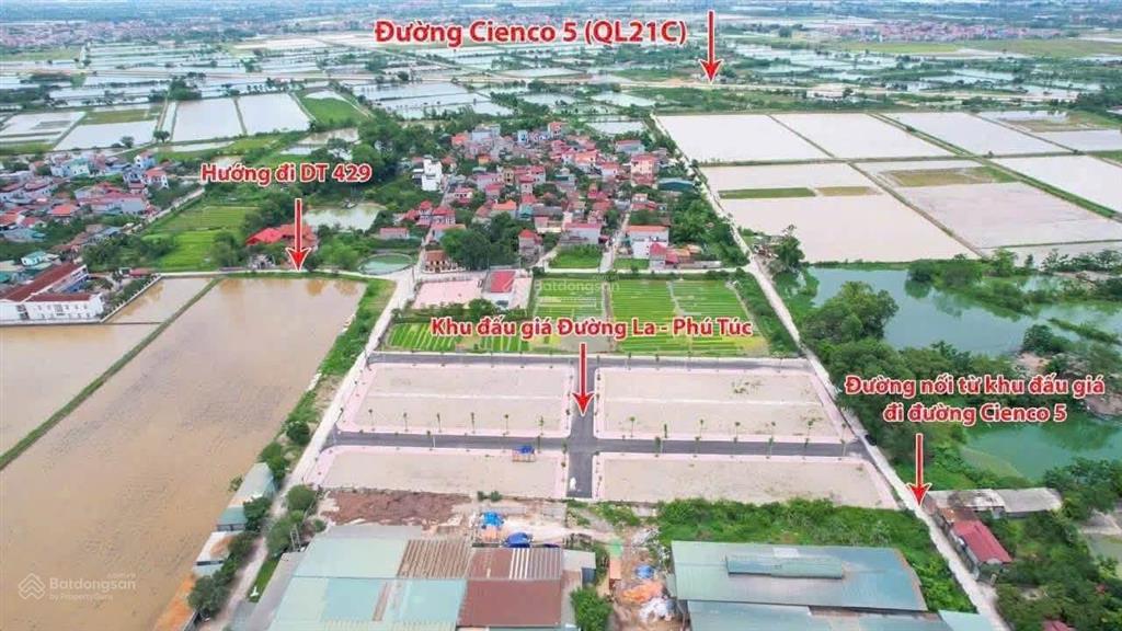 Bán lô đất đẹp khu đấu giá phú túc, sát vinolimpic.  0982 068 ***.