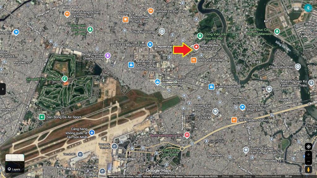 Bán nhà 83 m2 hxh cách mặt tiền dương quảng hàm 90m