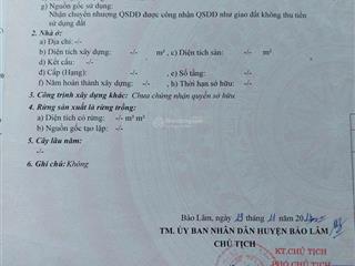 Chính chủ bán 5.242,4m² đất tại thôn 13, xã lộc ngãi, huyện bảo lâm, lâm đồng