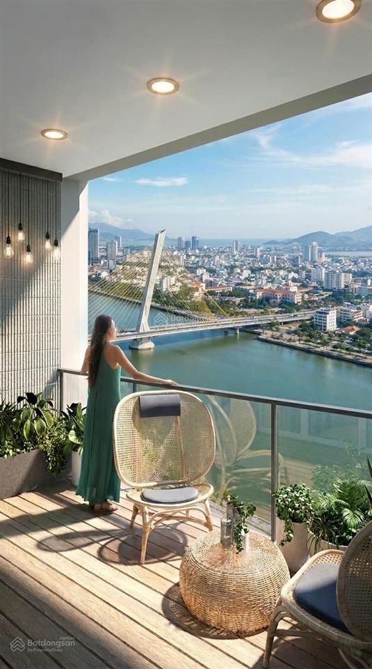 Bán căn góc 2pn, view trực diện sông hàn  tặng full nội thất cao cấp  chỉ 1 căn đang bán trên tt