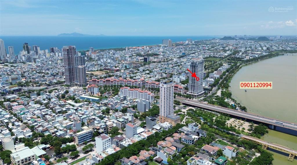 Bán căn góc 2pn, view trực diện sông hàn  tặng full nội thất cao cấp  chỉ 1 căn đang bán trên tt