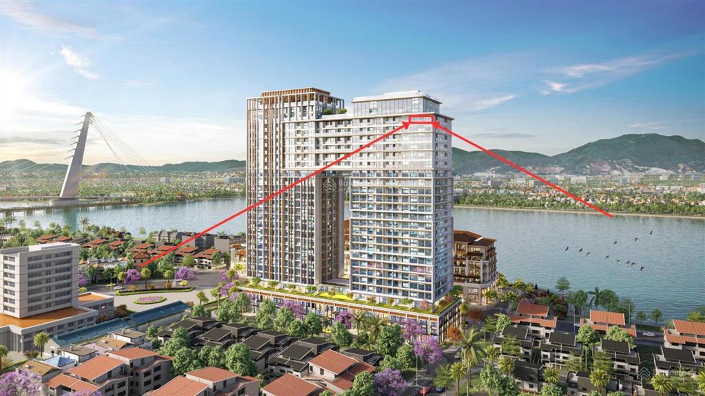 Bán căn hộ dual key sun ponte residence đà nẵng  view sông hàn, 92,2m², tối ưu khai thác cho thuê
