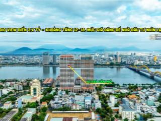 Căn hộ giới hạn trần cao 5m! studio view biển 3,15 tỷ, tầng cao view thoáng
