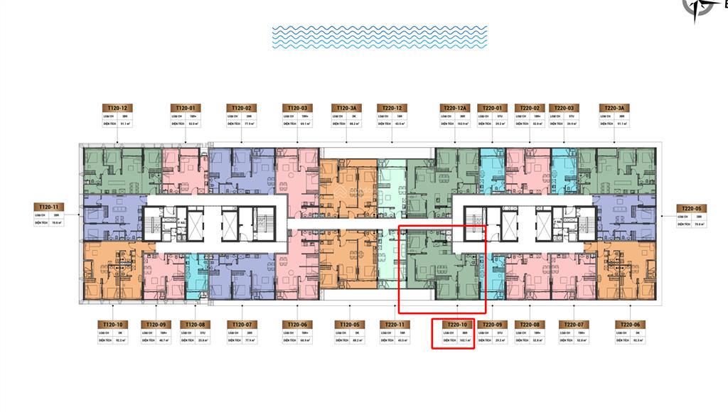 Căn 3pn sun ponte 102m2 view biển, tổng giá dưới 9 tỷ, diện tích rộng dễ ở