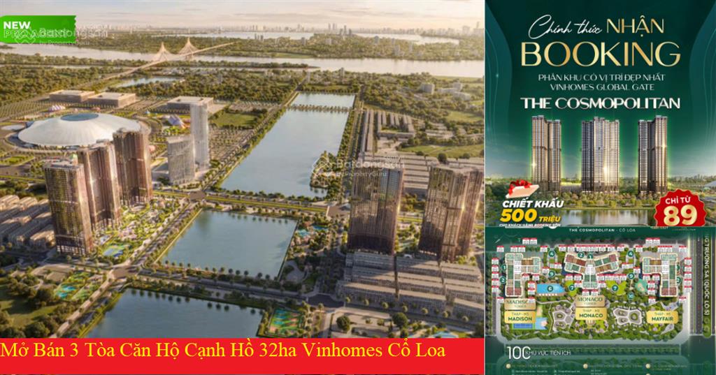 Tổng hợp quỹ căn đẹp giá tốt the cosmopolitan (m1, m2, m3) và y4, y5 tặng 500 tr  chiết khấu 16%