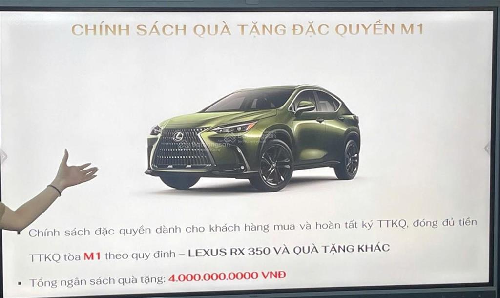 Tổng hợp quỹ căn đẹp giá tốt the cosmopolitan (m1, m2, m3) và y4, y5 tặng 500 tr  chiết khấu 16%