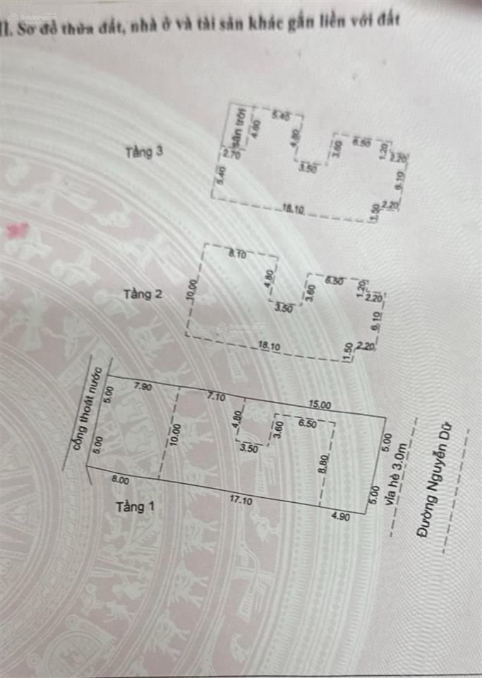 Bán lô đất hiếm 10x30 vuông vức, đường 5m5 có lề, cống sau nhà ô tô tránh.