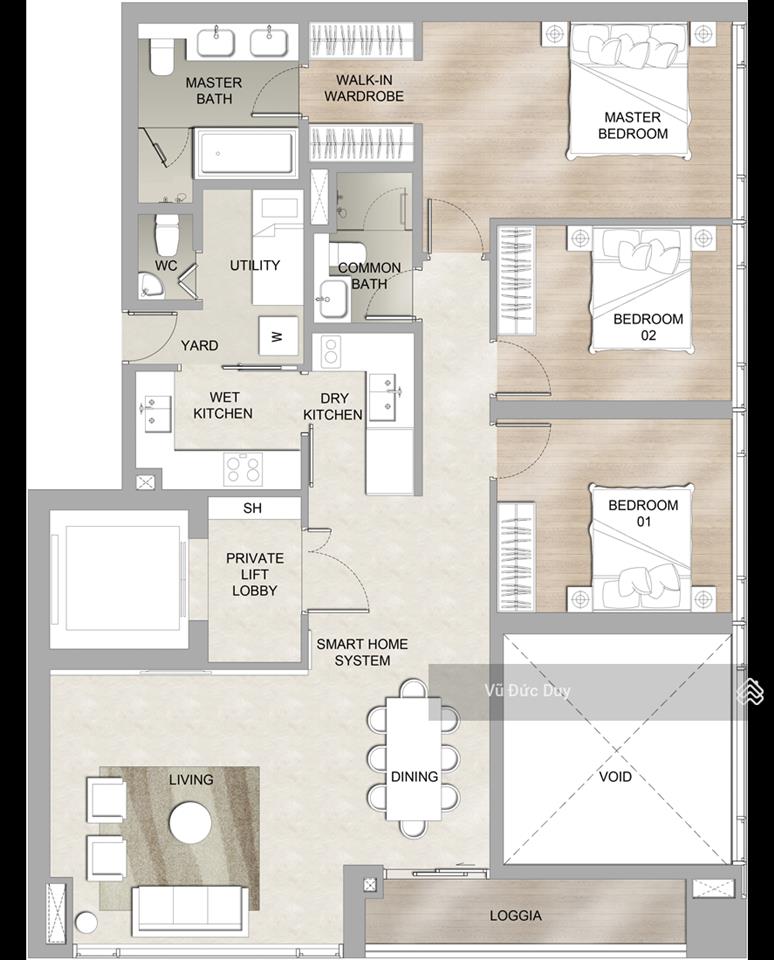 Bán 3pn the marq private lift 128m2 tầng cao, view landmark 81 | 3bed the marq private lift 28.6 tỷ