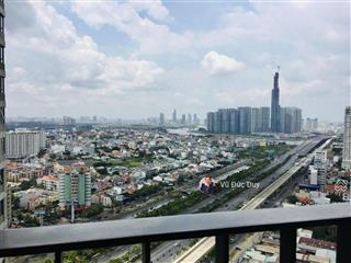 Kẹt tiền, bán 2pn masteri thảo điền, trục best seller, sổ hồng 59m2, view landmark 81, đang hd thuê