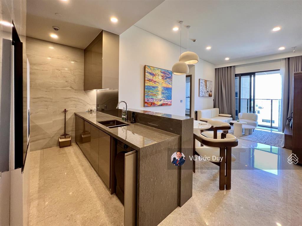 Cho thuê 2pn the marq 73m², nhà mới 100%, đẹp như hotel, tầng cao, thoáng. có phòng làm việc. 45tr