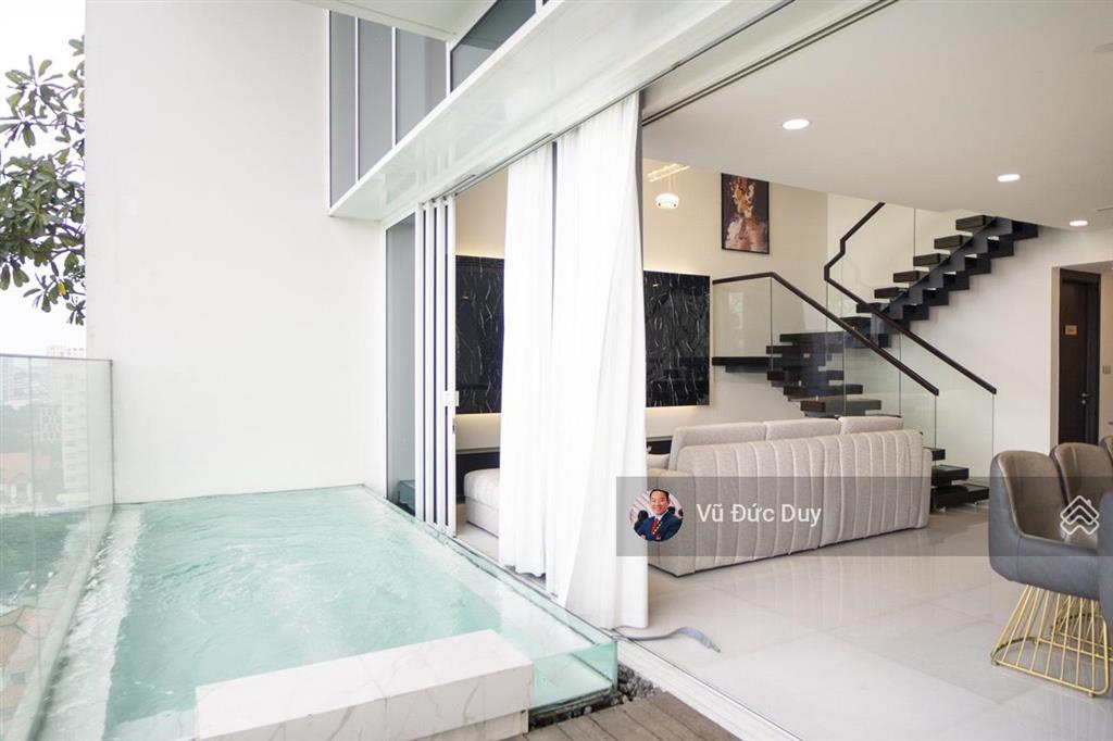 Bán 4pn duplex serenity sky, căn hộ hạng sang quận 3, 4br 205m2, private lift, hồ bơi trong nhà