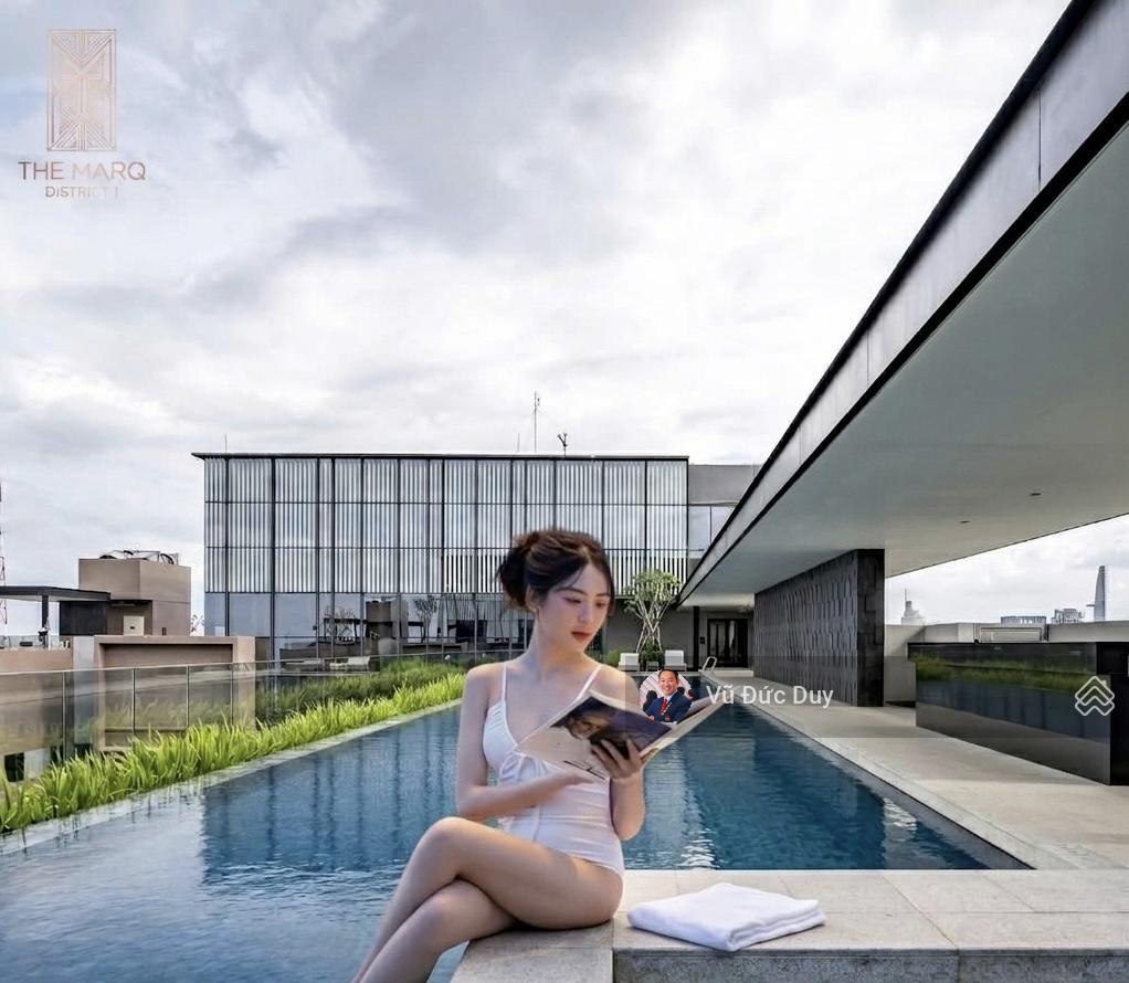 Quận 1, căn hộ the marq 1pn cho thuê rẻ 28tr, view đẹp, tầng thấp nhiều lãnh sự quán nhật ở