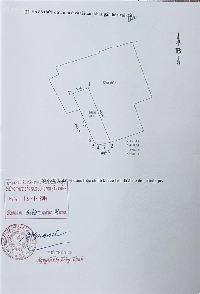 Nhà lô góc 2 mặt ngõ 17 mạc thị bưởi, hà nội 4 tầng, đối diện times city