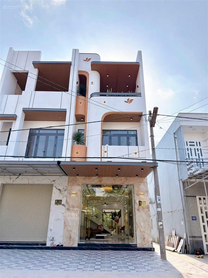 Cặp nhà 1 trệt 2 lầu mới hoàn thiện có hẻm hông 2m ngay đường d14 kdc hồng loan 6a