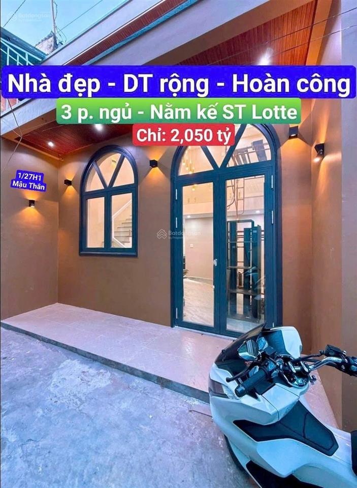 Bán nhà lầu lửng 3 phòng ngủ sổ hồng hoàn công cách siêu thị lotte mart mậu thân 200m p. cái khế
