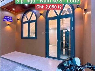 Bán nhà lầu lửng 3 phòng ngủ sổ hồng hoàn công cách siêu thị lotte mart mậu thân 200m p. cái khế