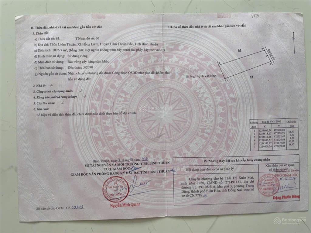 Chỉ 360 triệu cả sổ, đất hồng liêm quy hoạch đất ở, cách ql1 chỉ 800m