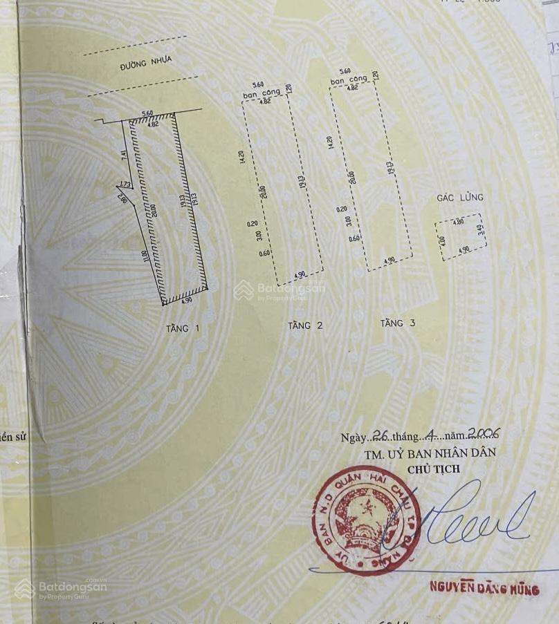 Bán nhà phố đặng thuỳ trâm, hải châu, đà nẵng